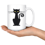 BLACK CAT Coffee Mug 11oz or 15oz