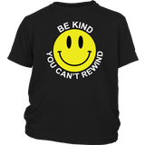 ANTI-BULLYING T-Shirt Retro BE KIND, YOU CAN'T REWIND Youth T-Shirt, #antibullying - J & S Graphics