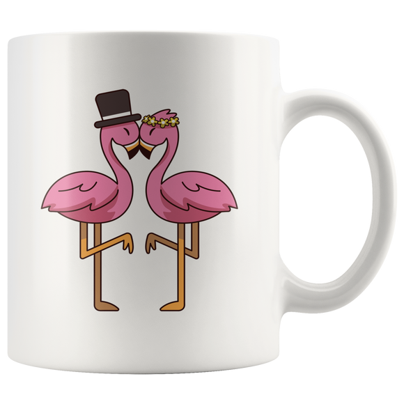 Mr. and Mrs. Flamingo 11oz or 15oz COFFEE MUGS