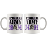 PROUD ARMY MOM 11oz or 15oz COFFEE MUG