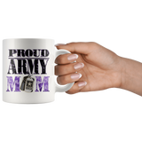 PROUD ARMY MOM 11oz or 15oz COFFEE MUG