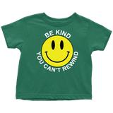 ANTI-BULLYING T-Shirt Retro BE KIND, YOU CAN'T REWIND Toddler T-Shirt, #antibullying - J & S Graphics