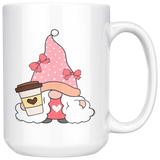 COFFEE GNOME Pink Garden Gnome COFFEE MUG 11oz or 15oz