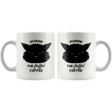Purr the Fluffin' Coffee CAT COFFEE MUG 11oz or 15oz