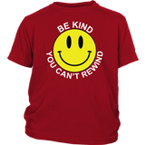 ANTI-BULLYING T-Shirt Retro BE KIND, YOU CAN'T REWIND Youth T-Shirt, #antibullying - J & S Graphics