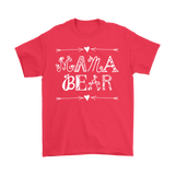 Mama Bear Short Sleeve T-Shirt, Gift for Mom - J & S Graphics