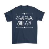 Mama Bear Short Sleeve T-Shirt, Gift for Mom - J & S Graphics