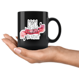MOM by Day, CRAFTER by Night Black Ceramic 11oz COFFEE MUG