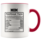 MOM Ingredients Color Accent COFFEE MUG 11oz