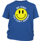 ANTI-BULLYING T-Shirt Retro BE KIND, YOU CAN'T REWIND Youth T-Shirt, #antibullying - J & S Graphics