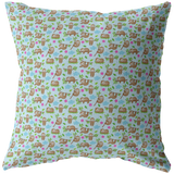 All Over SLOTH Design PILLOWS and PILLOW COVERS - J & S Graphics