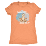 Namast'ay 6 Feet Away Yoga Sloth Women's T-Shirt Social Distancing