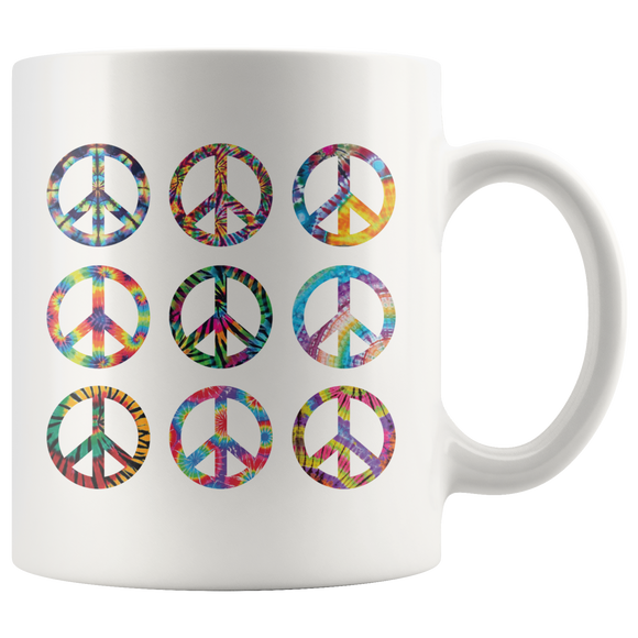PEACE Sign Collection Design Coffee Mug 11oz or 15oz