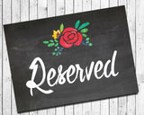 RESERVED 8x10 Print Wedding Decor Print or Business Print - J & S Graphics