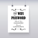 WIFI Password Instant Download 8x10 Business Sign - EDITABLE - J & S Graphics