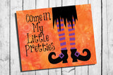 HALLOWEEN Wall Decor Witch Legs Digital Typography Instant Download Wall Art File - J & S Graphics