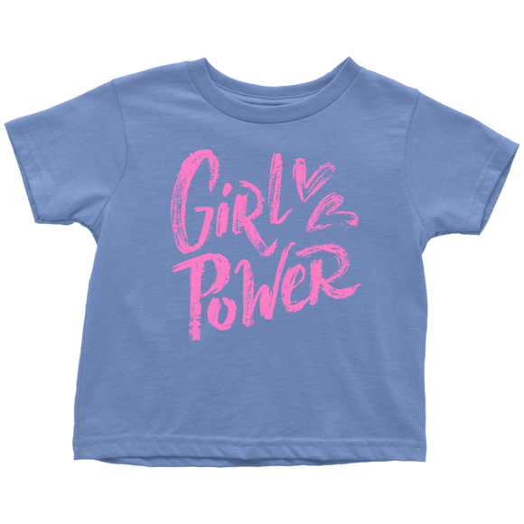 GIRL POWER Snap Toddler T-Shirt - J & S Graphics