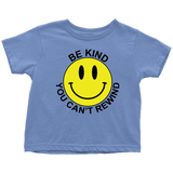 ANTI-BULLYING T-Shirt Retro BE KIND, YOU CAN'T REWIND Toddler T-Shirt, #antibullying - J & S Graphics