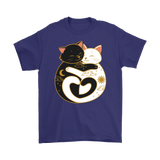 Day and Night Hugging CATS Men's T-Shirt