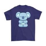 Meditating KOALA Short Sleeve T-Shirt, Men's and Women's