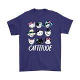 CATTITUDE Cat Faces Men's or Women's T-Shirt