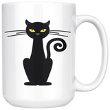 BLACK CAT Coffee Mug 11oz or 15oz
