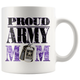 PROUD ARMY MOM 11oz or 15oz COFFEE MUG