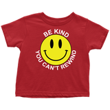 ANTI-BULLYING T-Shirt Retro BE KIND, YOU CAN'T REWIND Toddler T-Shirt, #antibullying - J & S Graphics