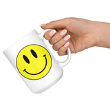 SMILEY Face COFFEE MUG 11oz or 15oz, Hippie, Retro