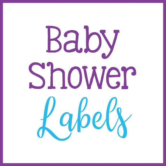 Baby Shower Labels