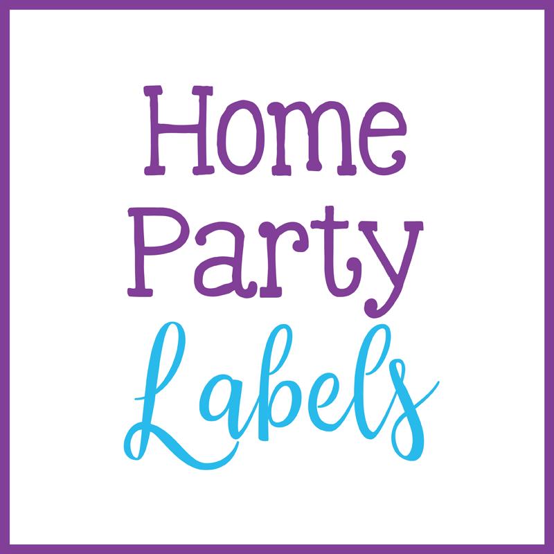 Personalized Home Party Catalog Labels