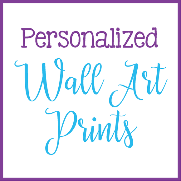 Personalized Wall Art Prints