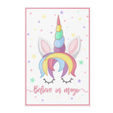 12" x 18" Believe in Magic Unicorn Poster Print