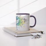 3D Look Rainbow Unicorn 11oz Purple Accent Coffee Mug