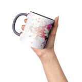 3D Look Rainbow Unicorn 11oz Purple Accent Coffee Mug