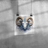 ARIES Astrological Zodiac Sign 12x12 Poster