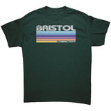 BRISTOL, CONNECTICUT Retro 70's 80's Look Unisex T-SHIRT