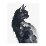 Beautiful BLACK CAT 11x14 PRINT POSTER