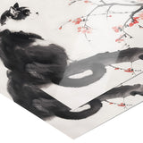 Beautiful BLACK & WHITE Tuxedo CAT 11x14 PRINT POSTER