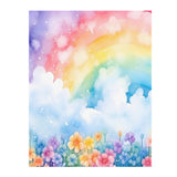 Beautiful Watercolor Look RAINBOW 11x14 Poster Print, Matte or Glossy