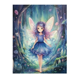 Beautiful Woodland FAIRY 11x14 Poster Print, Matte or Glossy