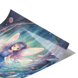 Beautiful Woodland FAIRY 11x14 Poster Print, Matte or Glossy