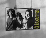 Black and White 1967 Doors 11x17 - J & S Graphics