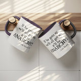 Breakfast Club Anarchy 11oz Color Accent or White Coffee Mug