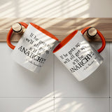 Breakfast Club Anarchy 11oz Color Accent or White Coffee Mug