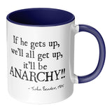 Breakfast Club Anarchy 11oz Color Accent or White Coffee Mug