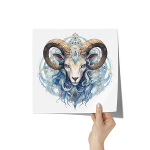 CAPRICORN Astrological Zodiac Sign 12x12 Poster
