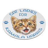 CAT LADIES for KAMALA HARRIS 2024 CAR MAGNET