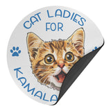 CAT LADIES for KAMALA HARRIS 2024 CAR MAGNET