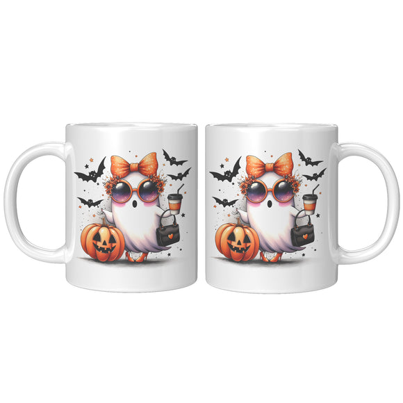 CHIC Coffee Drinking GHOST 11oz COFFEE MUG